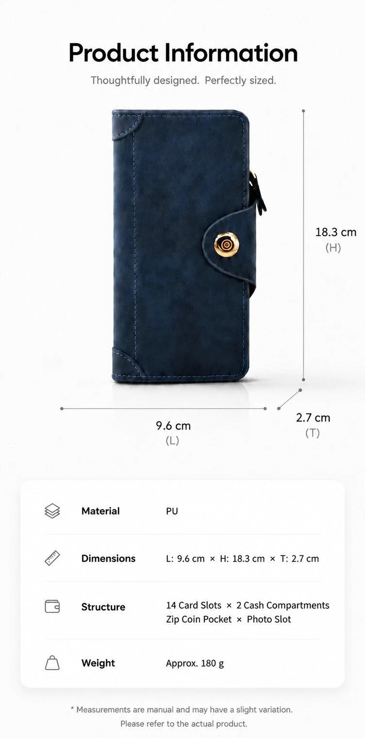 Two-Shade All-Solid Long Men Wallet 2 Pcs Combo, Magnetic Multi-Compartment Hand Clutch, Premium Festival Gift Option, Red & Coffee Kemu |Fashion Home Kitchen Beauty