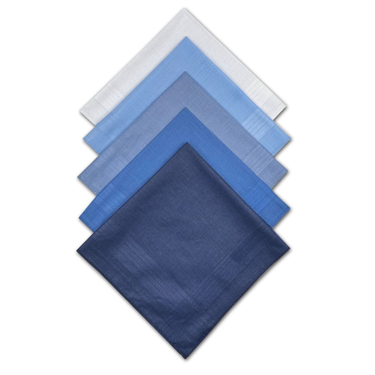 Solid Striped Men Suit Pocket Square Handkerchief 5pcs Kemu |Fashion Home Kitchen Beauty