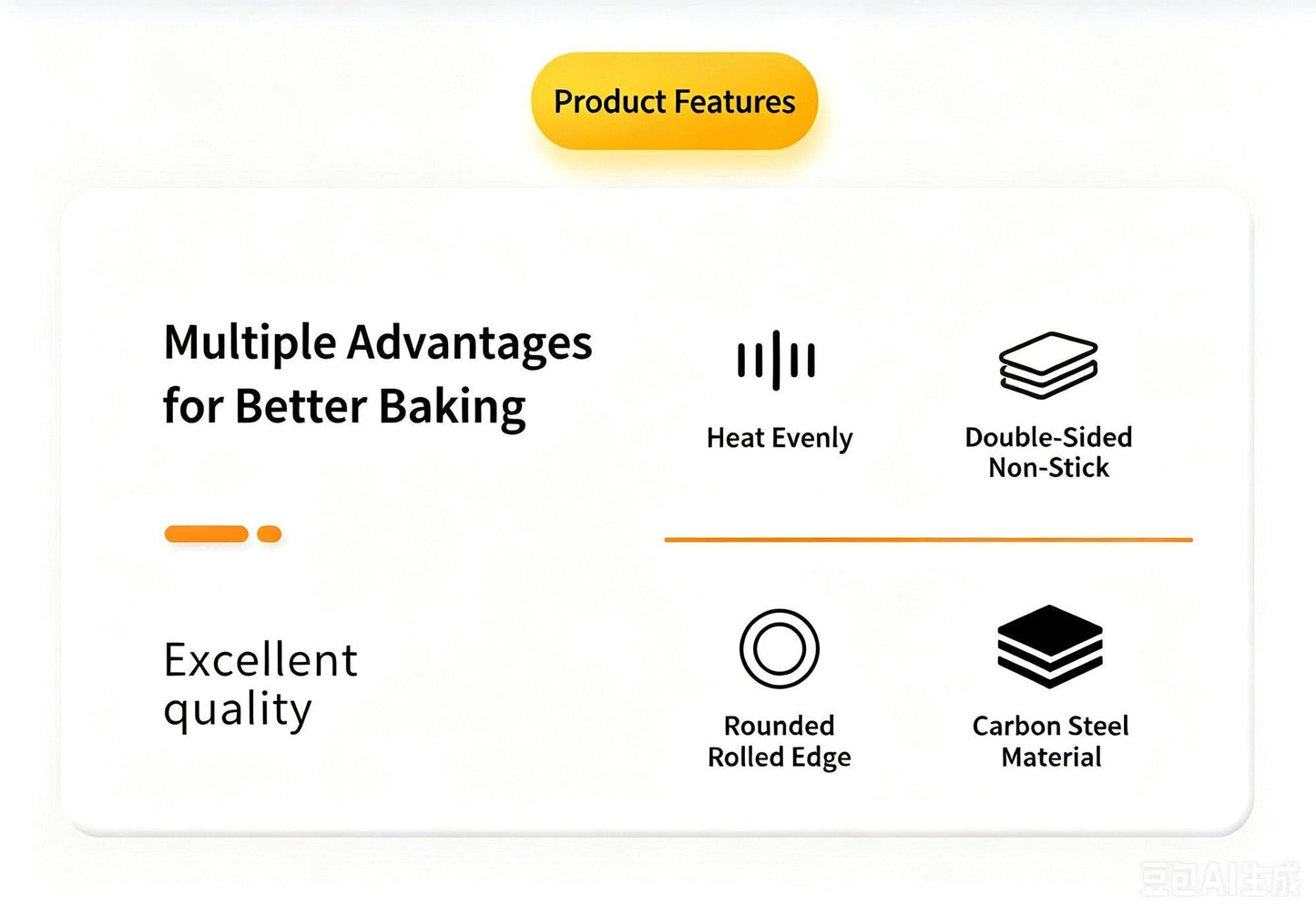 Non-Stick Muffin Baking Tray, Home Oven Cake Bread Baking Mould, Black 6-Cup Baking Pan, Durable Kitchen Baking Equipment Kemu |Fashion Home Kitchen Beauty