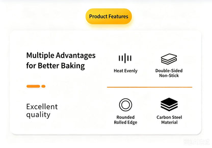 Non-Stick Muffin Baking Tray, Home Oven Cake Bread Baking Mould, Black 6-Cup Baking Pan, Durable Kitchen Baking Equipment Kemu |Fashion Home Kitchen Beauty