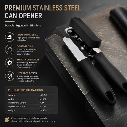 Stainless Steel Can Opener Combo 2Pcs Manual Multi Purpose Kitchen Tool Kemu |Fashion Home Kitchen Beauty