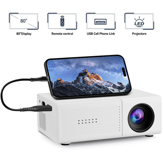 M3S Mini Projector White AU Kemu |Fashion Home Kitchen Beauty
