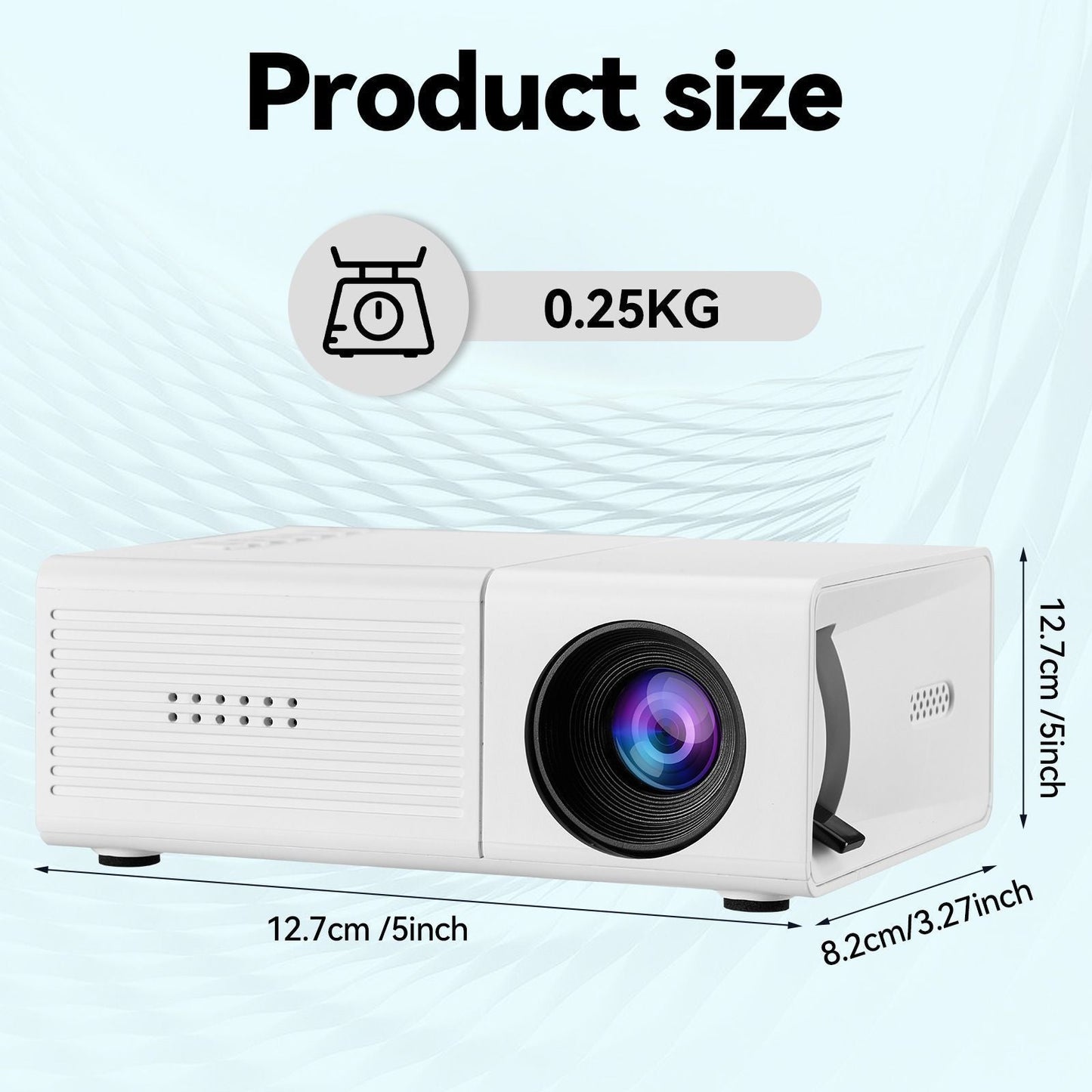 M3S Mini Projector White AU Kemu |Fashion Home Kitchen Beauty
