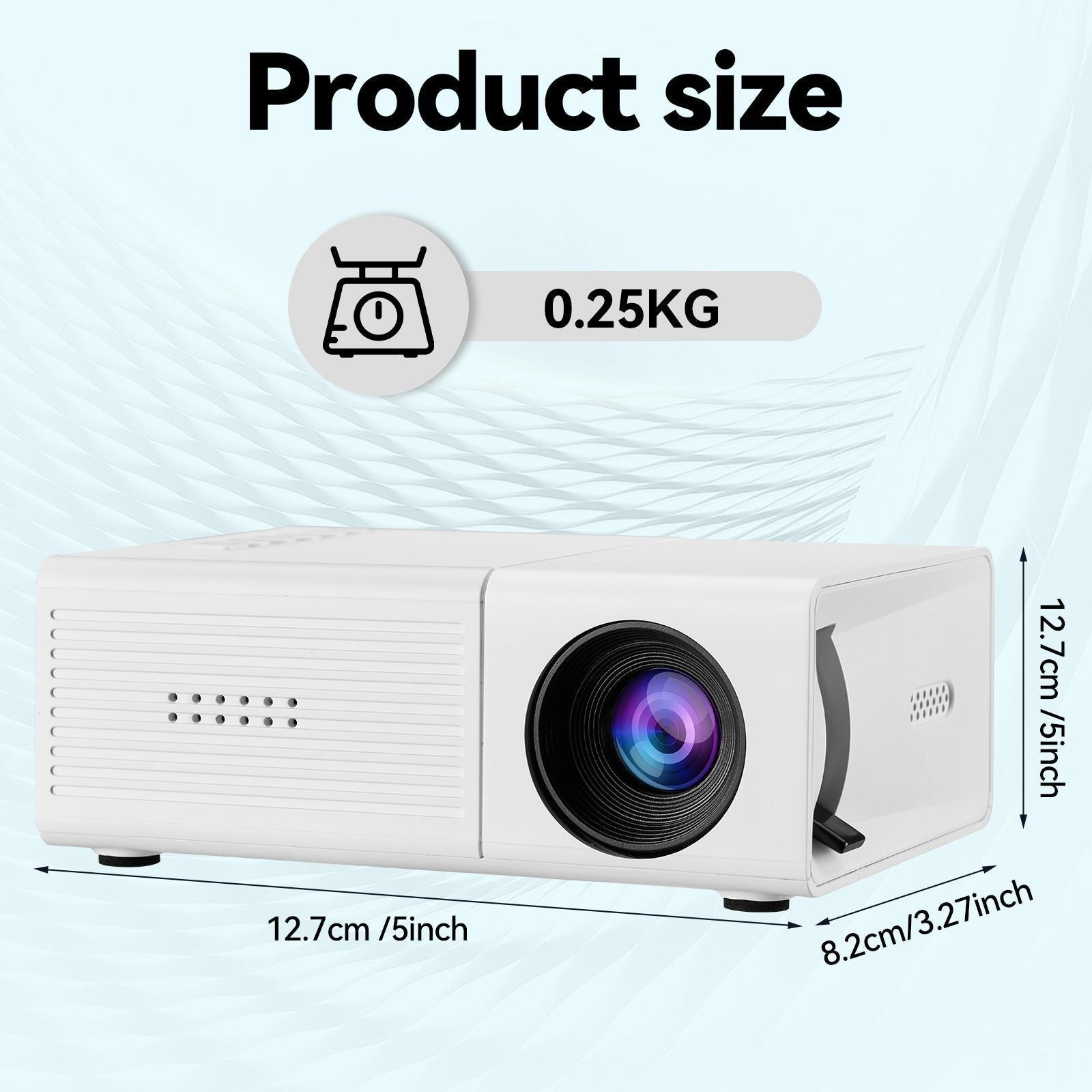 M3S Mini Projector White AU Kemu |Fashion Home Kitchen Beauty