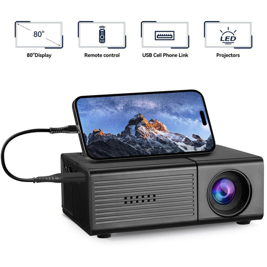 M3S Mini Projector Black AU Kemu |Fashion Home Kitchen Beauty