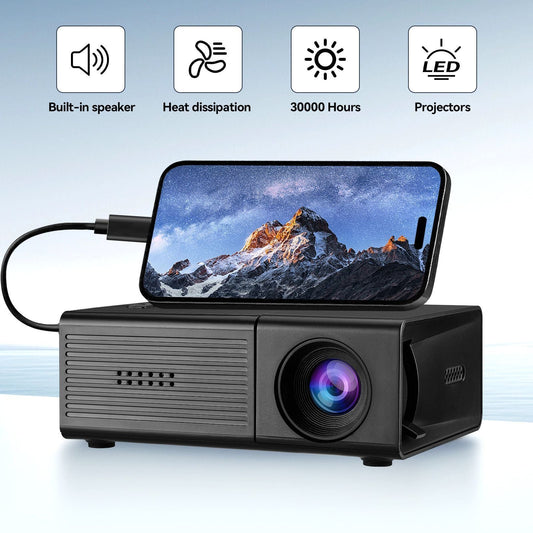 M3S Mini Projector Black AU Kemu |Fashion Home Kitchen Beauty