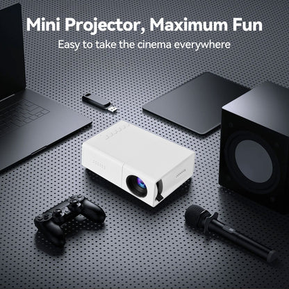 M3S Mini Projector White USB-Powered Kemu |Fashion Home Kitchen Beauty