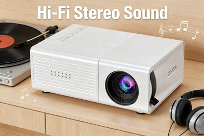 M3S Mini Projector White USB-Powered Kemu |Fashion Home Kitchen Beauty