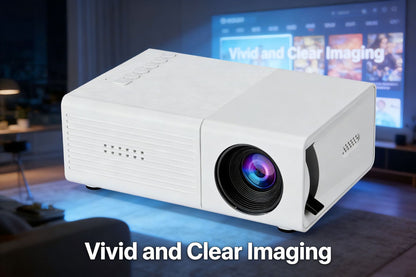 M3S Mini Projector White USB-Powered Kemu |Fashion Home Kitchen Beauty