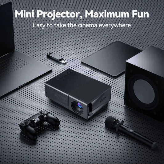 M3S Mini Projector Black USB-Powered Kemu |Fashion Home Kitchen Beauty