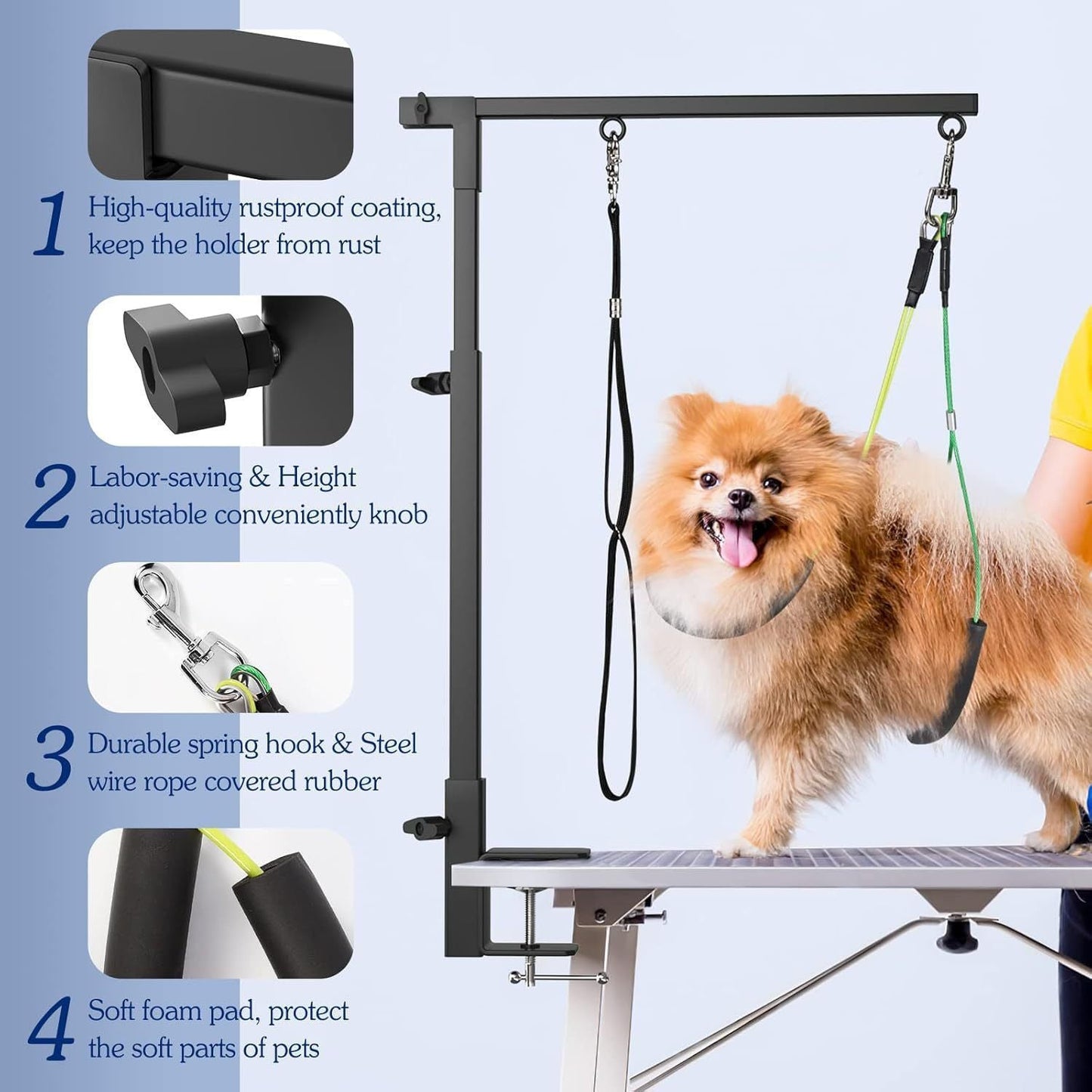 Dog Grooming Stand Black Kemu |Fashion Home Kitchen Beauty