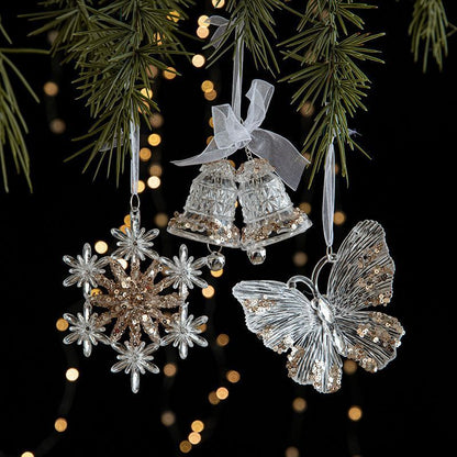 2pcs Unicorn C Christmas Ornament Props Kemu |Fashion Home Kitchen Beauty