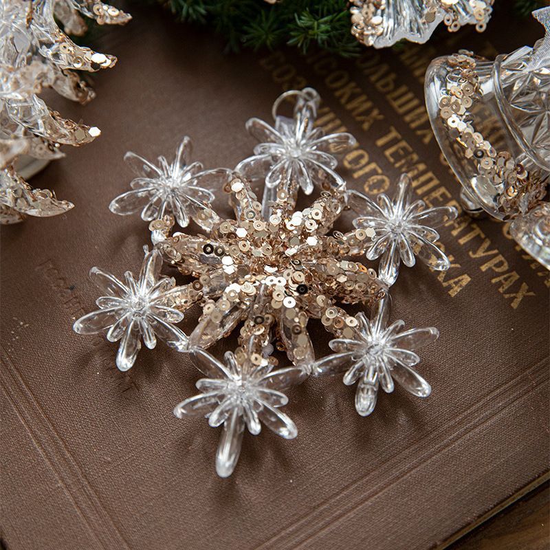 2pcs Key Christmas Ornament Props