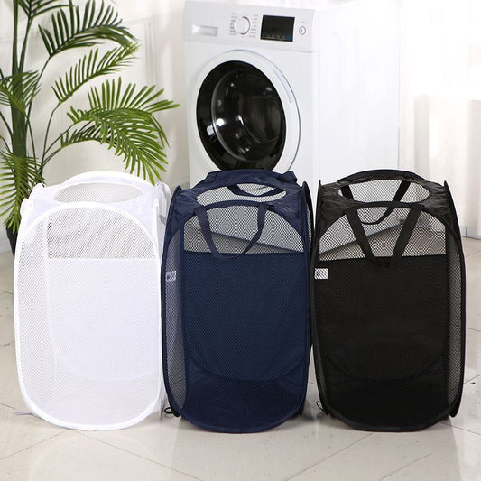 Foldable Laundry Hamper Navy blue 02 Kemu |Fashion Home Kitchen Beauty