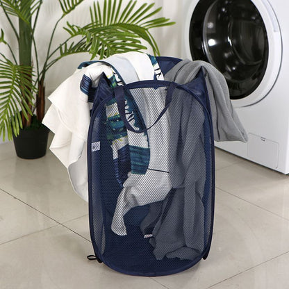Foldable Laundry Hamper Dark Gray 02