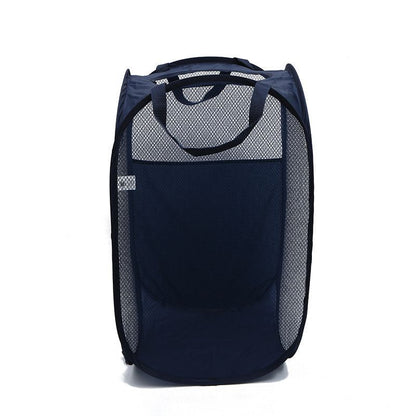 Foldable Laundry Hamper Dark Gray 02