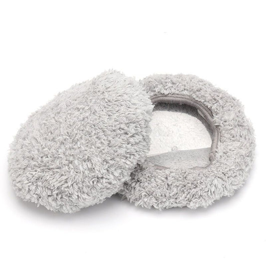 6 Pcs Washable Mop Cloth Compatible with HOBOT 168 and 188 Microfiber Mop Glass Cleaning Robot Reusable Accessories Gray