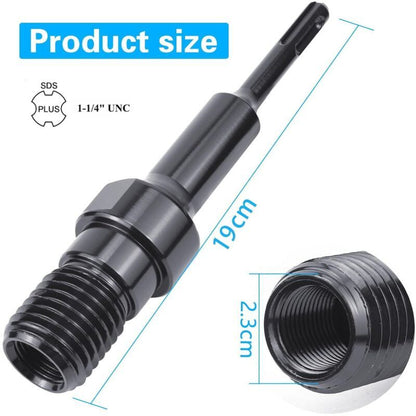 SDS Plus Adapter Core Drill Adapter UNC to SDS Plus Adapter, 1.25 in Kemu |Fashion Home Kitchen Beauty