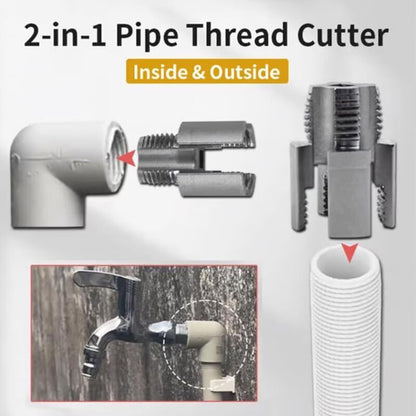 and Integrated Internal and External Pipe Threading Tool and, Pipe Repair and Dfayu Suitable for Electric Drill Thread Cutting, 0.5 in, 0.75 in Kemu |Fashion Home Kitchen Beauty