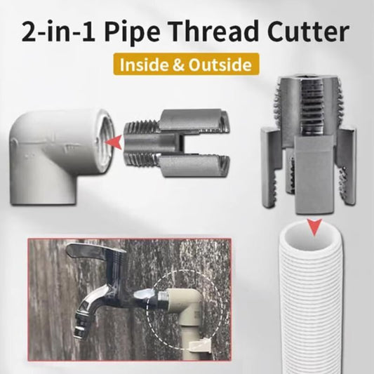 and Integrated Internal and External Pipe Threading Tool and, Pipe Repair and Dfayu Suitable for Electric Drill Thread Cutting, 0.5 in, 0.75 in Kemu |Fashion Home Kitchen Beauty