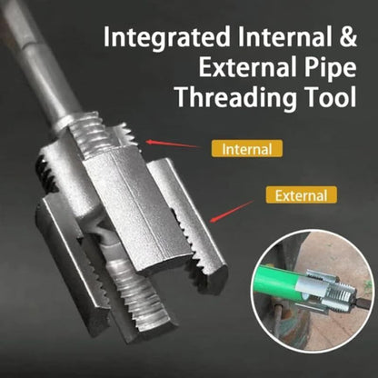 and Integrated Internal and External Pipe Threading Tool and, Pipe Repair and Dfayu Suitable for Electric Drill Thread Cutting, 0.5 in, 0.75 in Kemu |Fashion Home Kitchen Beauty