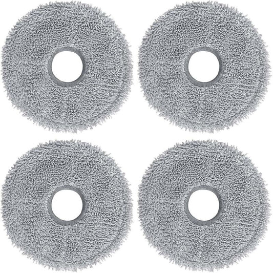 4 Pcs Replacement Mop Pads Me and L20 Ultra and X40 Ultra and Xiaomi X10 and and X20 and Robot Vacuum Cleaners