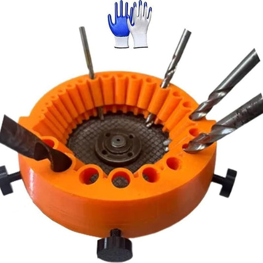Drill Bit Sharpener with Gloves New Drill Bit Sharpener Improved Drill Bit Grinder for 2 to Drill Bits and 115 and Grinders, 13 mm, 125 mm Kemu |Fashion Home Kitchen Beauty