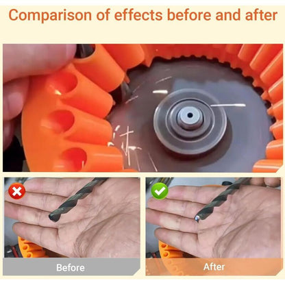Drill Bit Sharpener with Gloves New Drill Bit Sharpener Improved Drill Bit Grinder for 2 to Drill Bits and 115 and Grinders, 13 mm, 125 mm Kemu |Fashion Home Kitchen Beauty