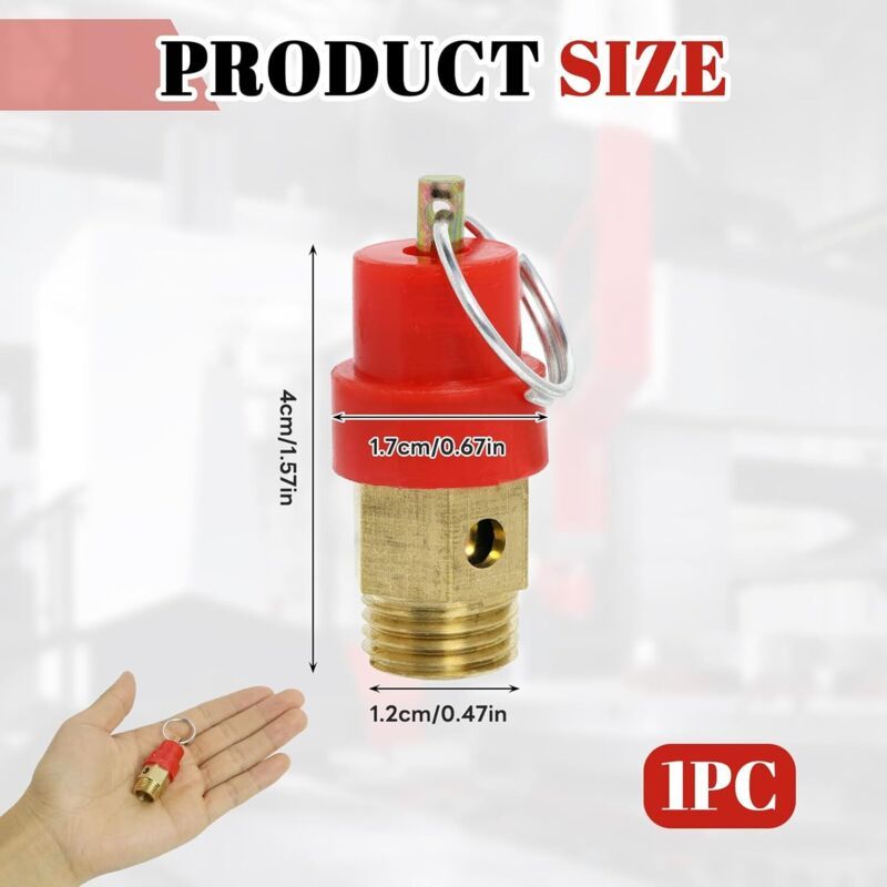 1 Pcs Soupape of Safety Cap Compresseur Valve of Pressure of Air Kemu |Fashion Home Kitchen Beauty