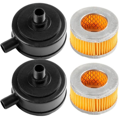 2 Pcs Filter Compresseur of Air of Thread of Admission of Silencieux with Cover in Plastic, 20 mm Kemu |Fashion Home Kitchen Beauty