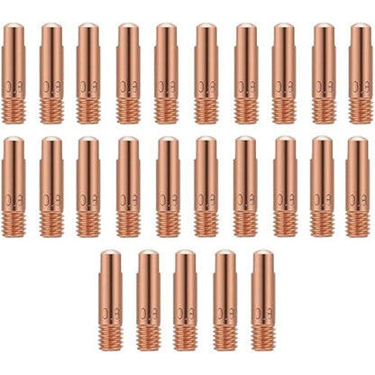25 Pcs Contact of Nozzles of for Nozzle a Gas and Gas Without Torch of Welding MIG and MAG Consumables a MIG Welder MIG Kemu |Fashion Home Kitchen Beauty