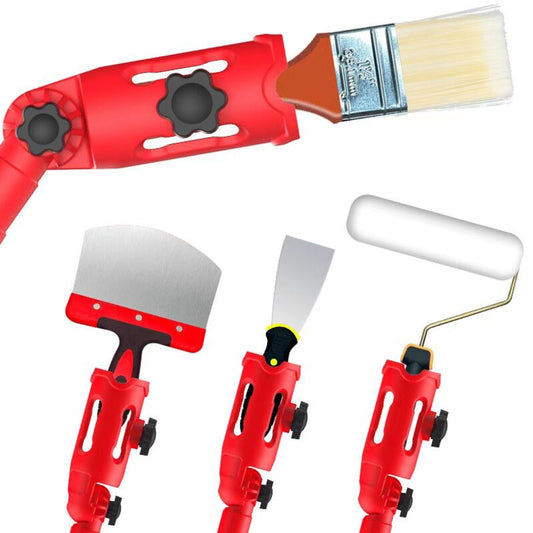 Extendable Multi Angle Paintbrush Holder Adjustable Adapter for Telescopic Handle Tool for Painting Walls and Ceilings at Height Kemu |Fashion Home Kitchen Beauty