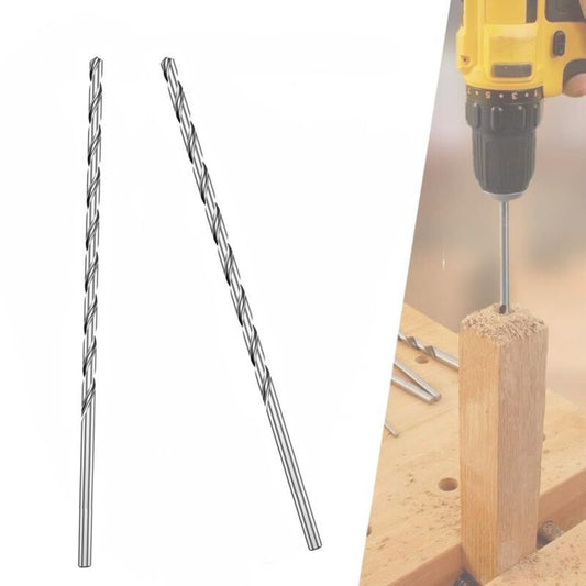 2 Pcs HSS Twist Drill Bits Extra Long Straight Shank Drill Bits Diameter Overall Length, 4mm, 200mm, 4mm Diameter Kemu |Fashion Home Kitchen Beauty