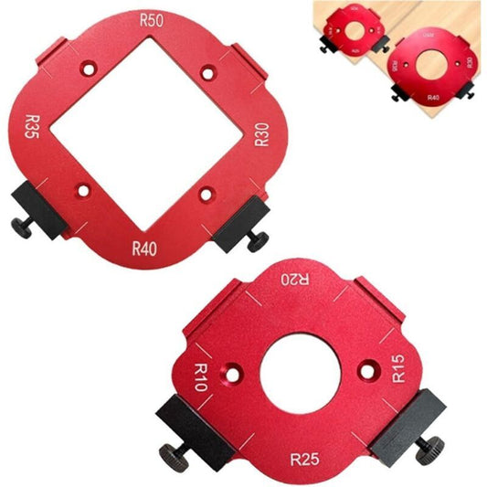 2 Pcs Router Jigs for Wood, Worktop Jig Arc Angle Positioning Jig 1, Router Jigs for R10 R15 R20 R25 R30 R35 R40 R50 Routers, 4 in Kemu |Fashion Home Kitchen Beauty