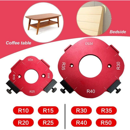 2 Pcs Router Jigs for Wood, Worktop Jig Arc Angle Positioning Jig 1, Router Jigs for R10 R15 R20 R25 R30 R35 R40 R50 Routers, 4 in Kemu |Fashion Home Kitchen Beauty