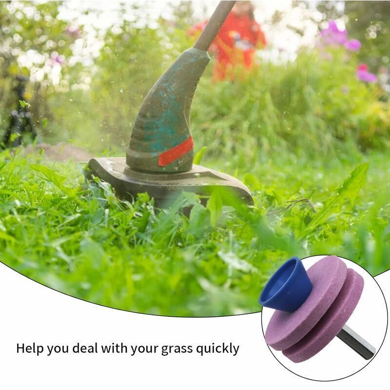 Affuteur Blade Mower Gazon Rose, Meule Daffutage for Tools of Garden Aiguiseur Remplacements of Tool of Mower Kemu |Fashion Home Kitchen Beauty
