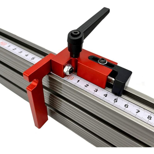 Stop of Rail of Guide Type 75, Type 75, Tools a Hand Limiter of Carpentry Stop of Rail of Miter Type 75, Locator of Chute in Alloy of Aluminum Kemu |Fashion Home Kitchen Beauty