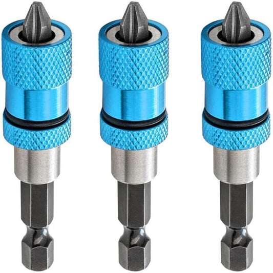 3 Pcs Quick Hex Shank Adjustable Screw Depth Change Magnetic Bits for Drywall for Cordless Screwdrivers and Hand Drills, 0.25 in Kemu |Fashion Home Kitchen Beauty