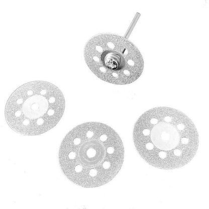 20 Pcs Disque Diamant of Cutting Diamant Mini Disques a Tronconner with Mandrins Tiges for Rotatifs for Tools Glass Gemmes of Cutting, 22mm Kemu |Fashion Home Kitchen Beauty