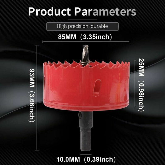 Bi Wood, Hose Drywall, Plastic Aluminum, Fiberboard of Metal Hole Saw Hole Saw for Iron, 85mm Kemu |Fashion Home Kitchen Beauty
