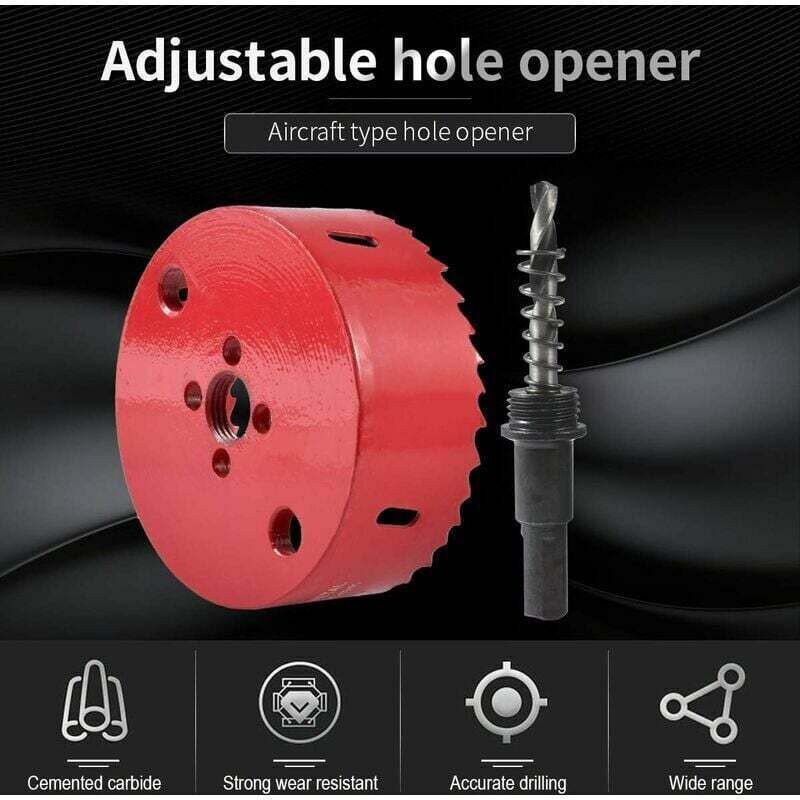 Bi Wood, Hose Drywall, Plastic Aluminum, Fiberboard of Metal Hole Saw Hole Saw for Iron, 85mm Kemu |Fashion Home Kitchen Beauty