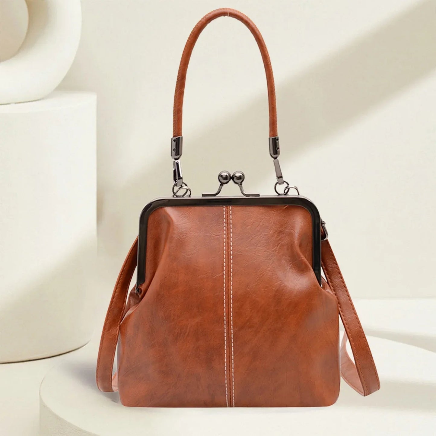 Soft Leather Crossbody Bag for Women, Multi Pocket Lightweight Shoulder Purse and Handbag Kemu |Fashion Home Kitchen Beauty