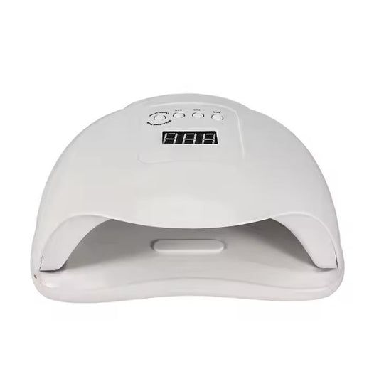 UV LED Nail Lamp 54W with 10s 30s 60s 99s Timer, White