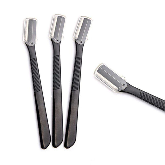 12 pcs Eyebrow Knives, Black