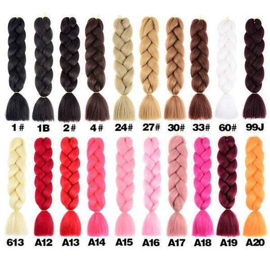 Black Giant Gradient Reggae Braids