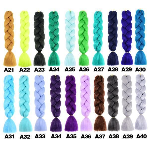 Gradient braids, reggae braids, six giant braids, dark purple