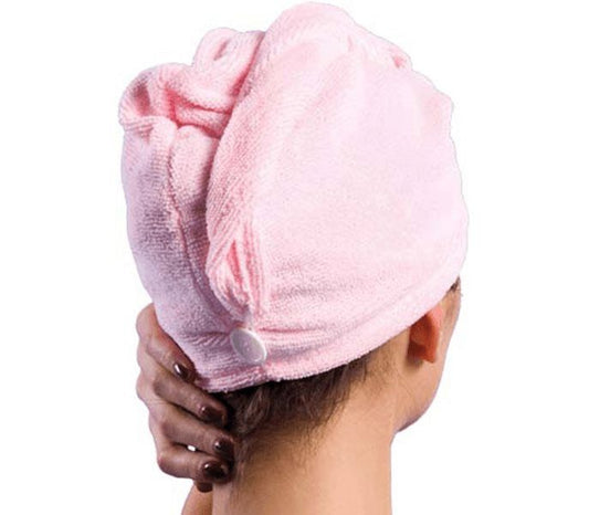 Microfiber hair towel turban dark blue Kemu |Fashion Home Kitchen Beauty