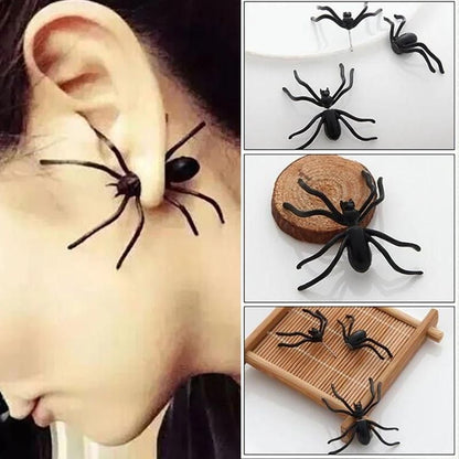 Black Spider Halloween Earrings, 2 Pieces Kemu |Fashion Home Kitchen Beauty