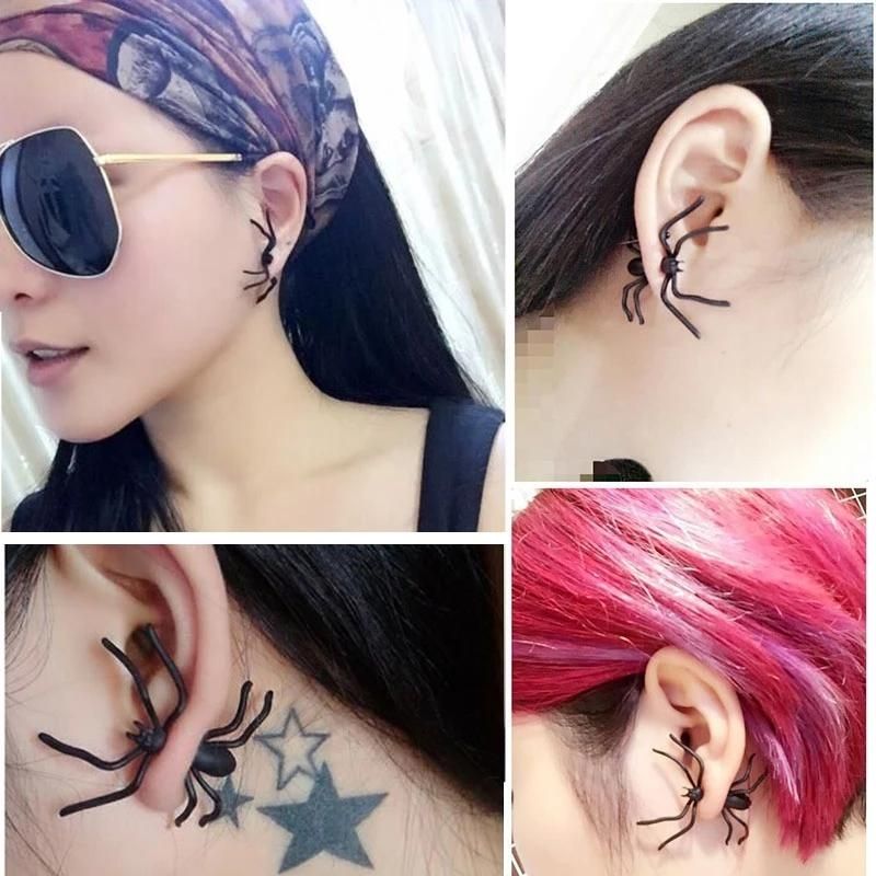 Black Spider Halloween Earrings, 2 Pieces Kemu |Fashion Home Kitchen Beauty