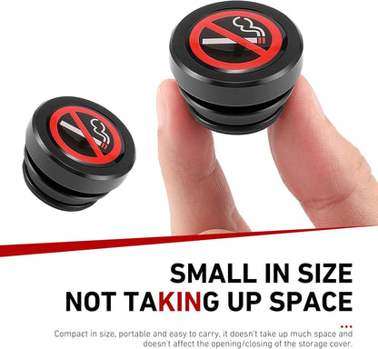 Car Cigarette Lighter Socket Cover, No Smoking Sign Safety Cap with Sealing Rubber Ring, Waterproof Anti-rust Decorative Plug, 12 Volt Power Source Car Outlet Protector (Black) Kemu |Fashion Home Kitchen Beauty